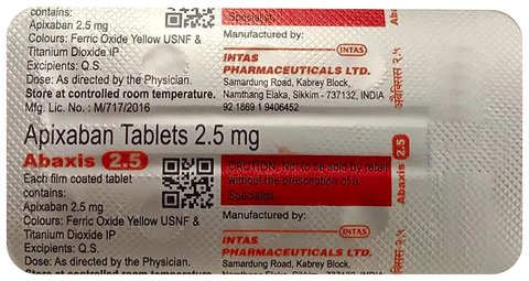 aBAXis 2.5mg Tablet