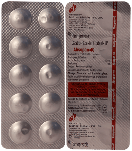 Absopan 40mg Tablet