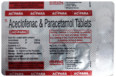 AC Para 100mg/325mg Tablet
