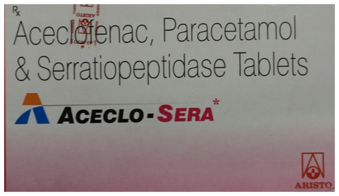 Aceclo Sera 100mg/325mg/15mg Tablet