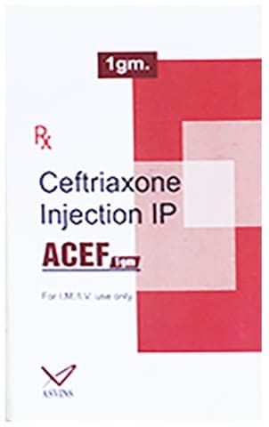 Acef 1gm Injection