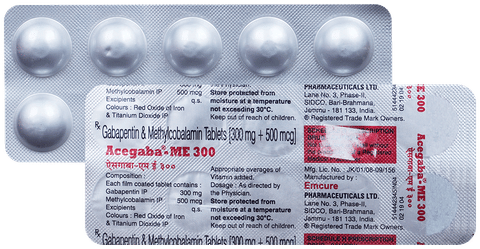 Acegaba ME 300mg/500mcg Tablet
