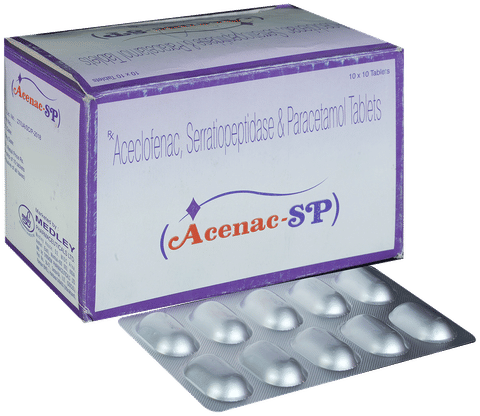 Acenac SP 100mg/325mg/15mg Tablet