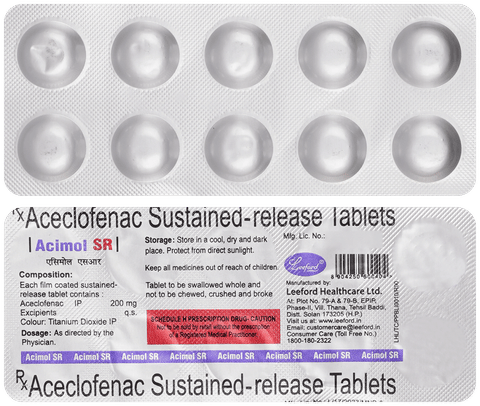 acimol 200mg Tablet SR