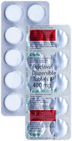 Acivir 400 DT Tablet