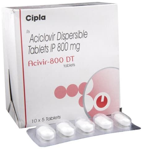 Acivir 800 DT Tablet