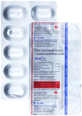 Acivo LS 75mg/20mg Capsule