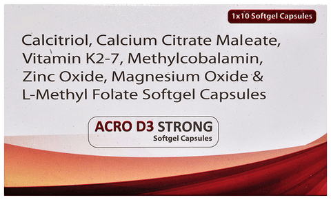 Acro D3 Strong Softgel Capsule