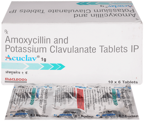 Acuclav 1000mg Tablet