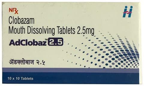 Adclobaz 2.5 Tablet MD