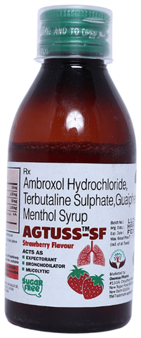 Agtuss-SF Syrup Strawberry Sugar Free