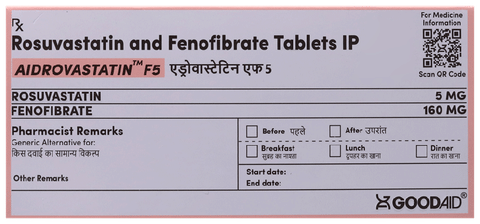 Aidrovastatin F5 Tablet