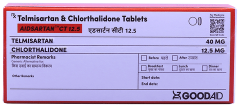 Aidsartan CT 12.5 Tablet