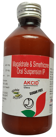 Akcid Syrup Elaichi Sugar Free