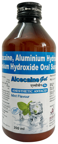 Alcecaine Gel Mint Sugar Free