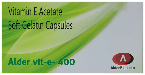 Alder Vit-e 400 Soft Gelatin Capsule