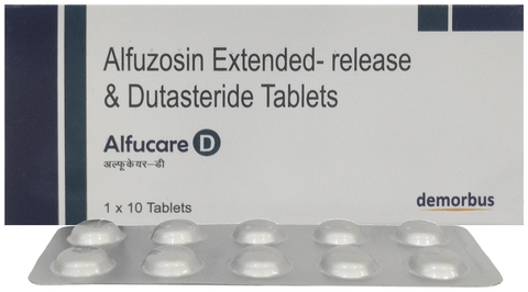 Alfucare D 10mg/0.5mg Tablet