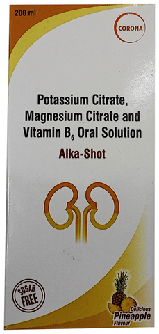 Alkashot B6 Oral Solution Delicious Pineapple Sugar Free