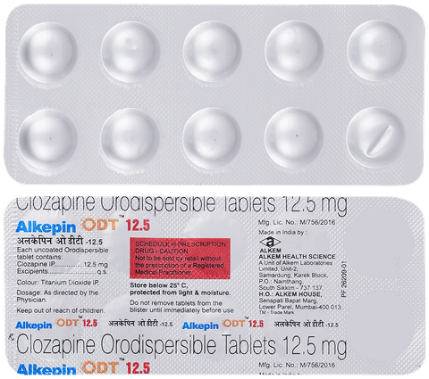 Alkepin Odt 12.5mg Tablet
