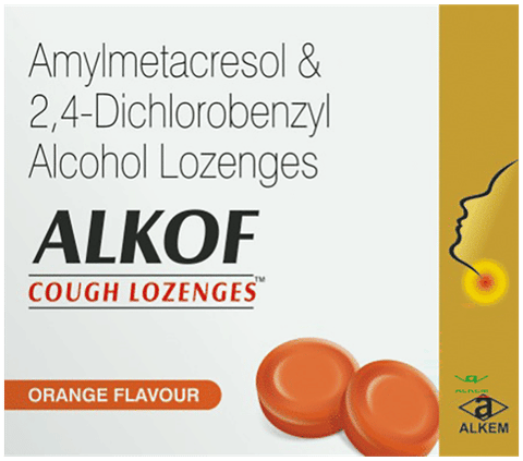 Alkof Cough Lozenges Orange