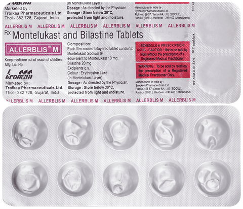 Allerblis M 20mg/10mg Tablet
