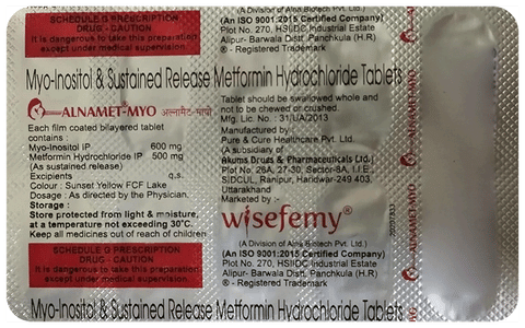 Alnamet Myo 500mg/600mg Tablet