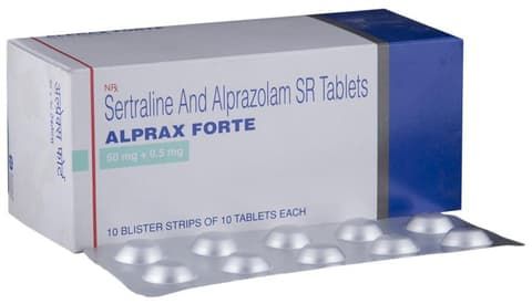 Alprax Forte 0.5 mg/50 mg Tablet