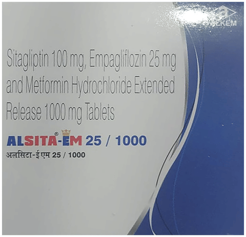 Alsita-EM 25/1000 Tablet ER