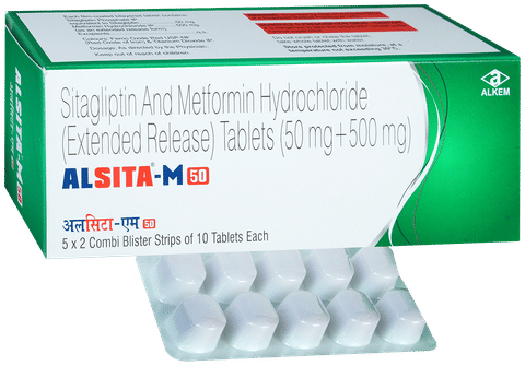 Alsita M 50mg/500mg Tablet ER