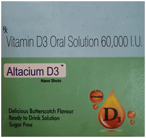 Altacium D3 Nano Shot Delicious Butterscotch Sugar Free