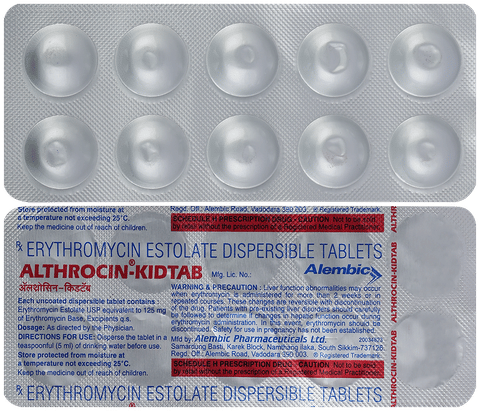 Althrocin Kid 125mg Tablet