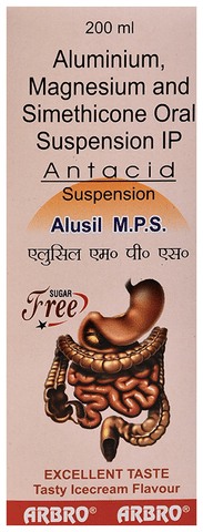 Alusil Mps Oral Suspension Sugar Free