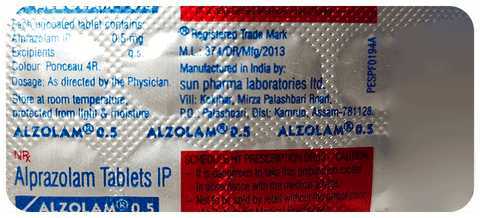 Alzolam 0.5 Tablet