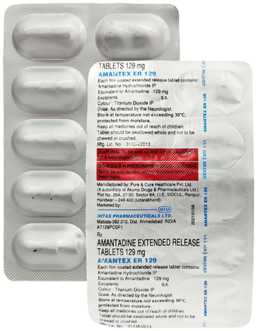 Amantex 129mg Tablet ER