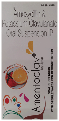 Amentoclav Dry Syrup Strawberry & Orange