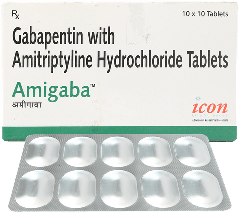 Amigaba 300 mg/10 mg Tablet