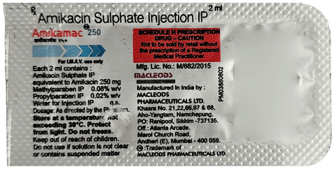 Amikamac 250mg Injection
