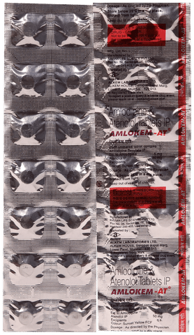 Amlokem AT 5 mg/50 mg Tablet