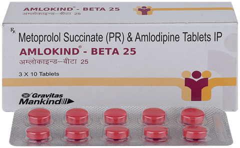 Amlokind Beta 5mg/25mg Tablet PR