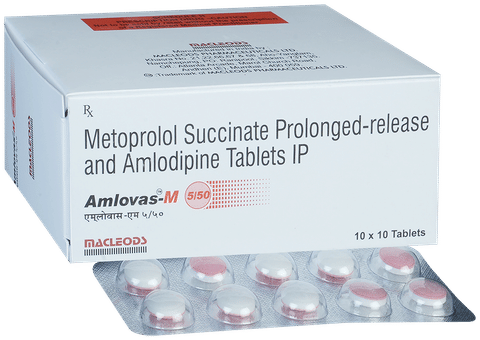 Amlovas-M 5/50 Tablet PR