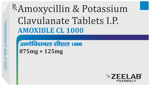 Amoxible CL 1000 Tablet