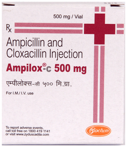 Ampilox C 500 mg/500 mg Injection