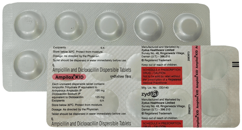 Ampilox Kid 125 mg/125 mg Tablet