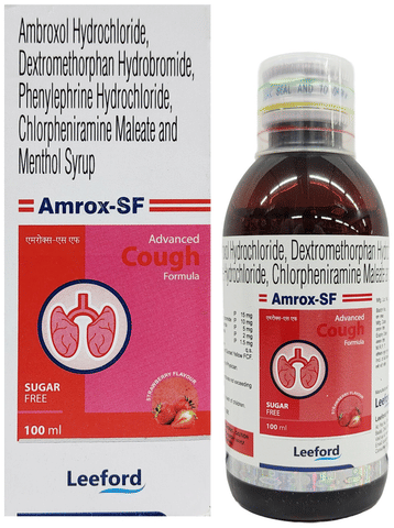 Amrox-SF Syrup Strawberry Sugar Free