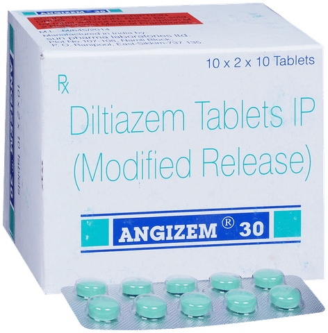 Angizem 30 Tablet MR