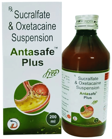 Antasafe Plus Oral Suspension Sugar Free