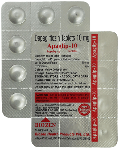 Apaglip 10mg Tablet