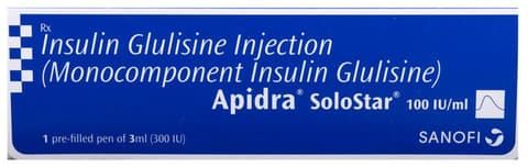 Apidra Solostar 100IU/ml Injection