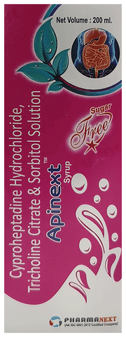 Apinext Syrup Sugar Free