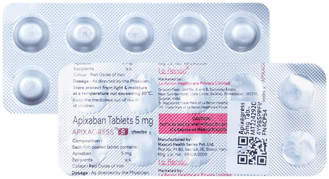 Apixagress 5mg Tablet